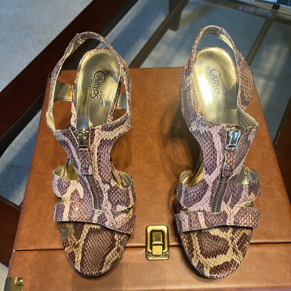 WOMEN'S sandal size 9 Brn &Tan